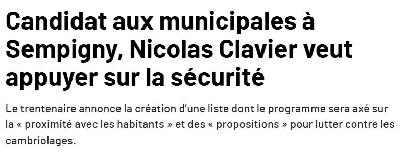 NOUVELLE ÉTAPE POUR NOTRE LISTE !