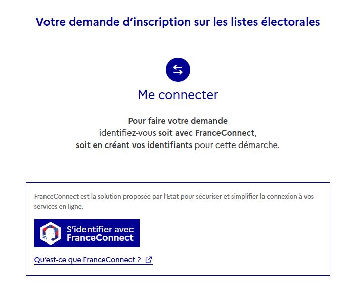 INSCRIVEZ-VOUS SUR LA LISTE ÉLECTORALE!