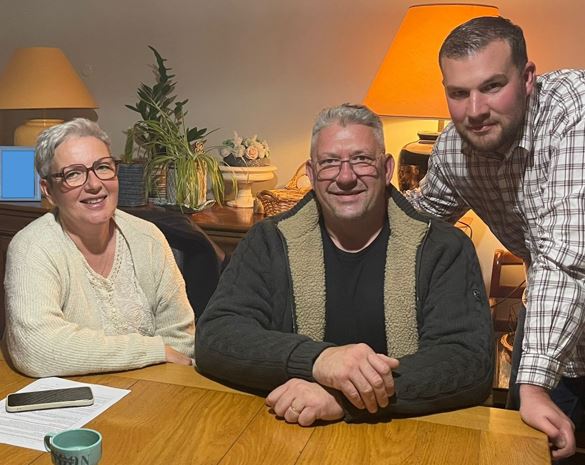 Bilel, Odile, Michael et Nicolas