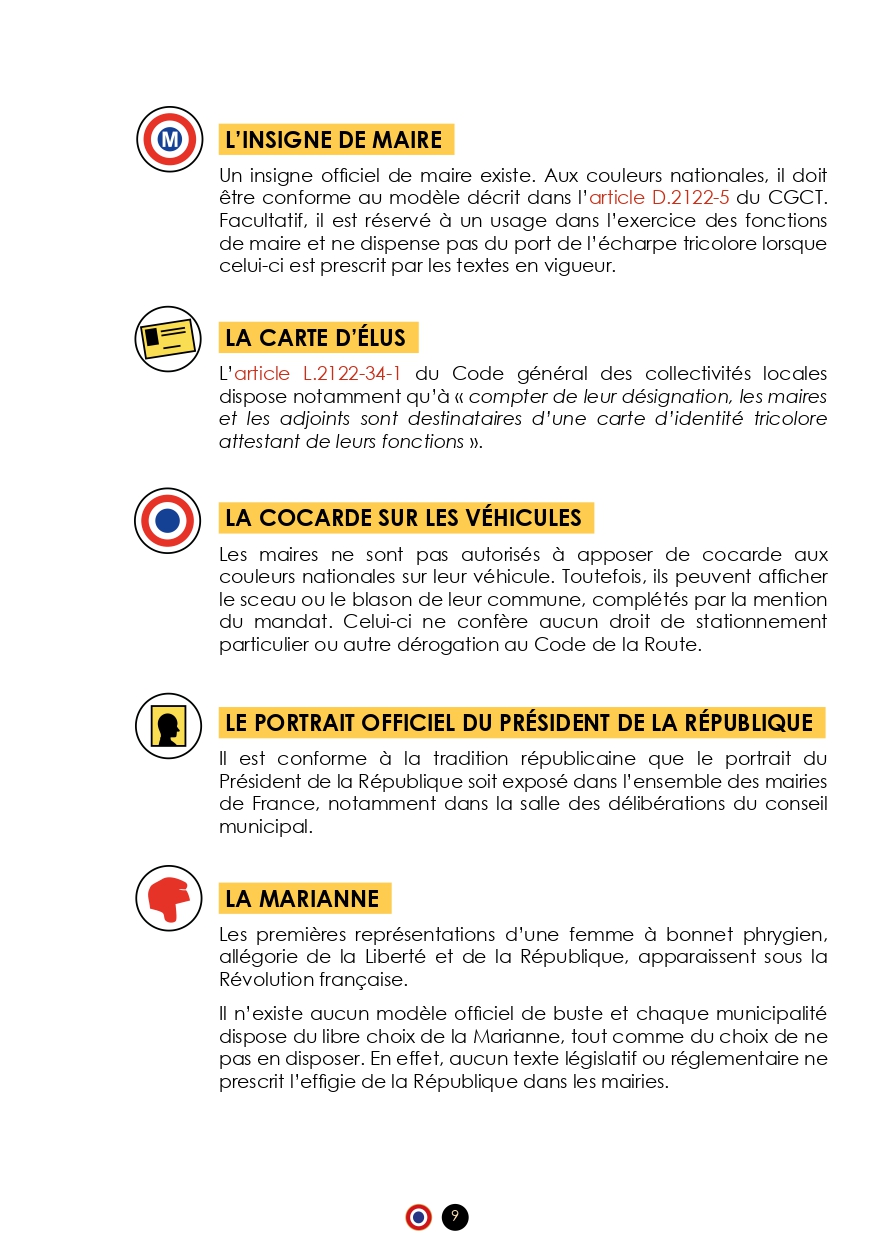 POUR LES FUTURS ÉLUS !