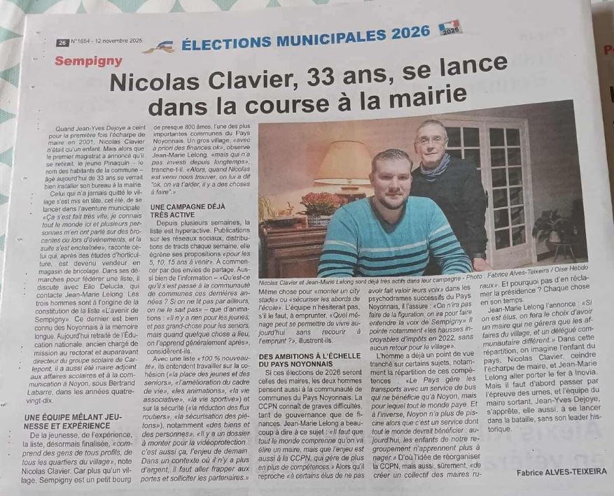 UN BEL ARTICLE !