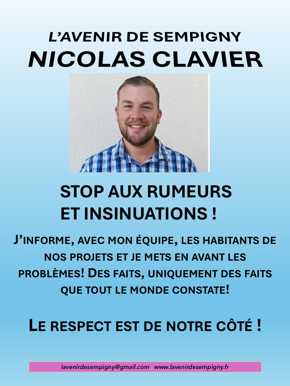 IL EST TEMPS DE RÉAGIR !