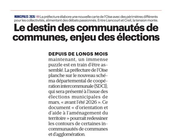 Article du Courrier Picard du 27 Novembre 2025 (extraits)