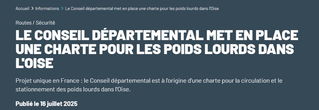 POIDS LOURDS DANS SEMPIGNY: DISONS STOP !