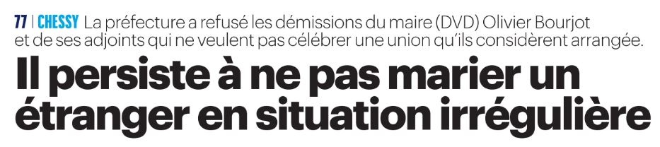 LE MAIRE, SA CONSCIENCE ET LA JUSTICE !