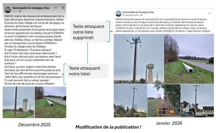 NOUVEAU DÉRAPAGE DE LA MAIRIE !