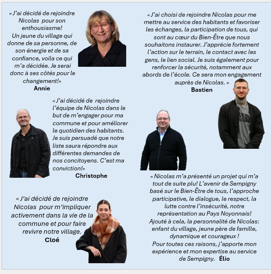 NOTRE ÉQUIPE PLEINEMENT MOBILISÉE !