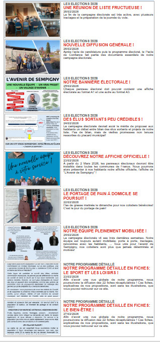 LA NEWSLETTER DU 27 FÉVRIER 2026