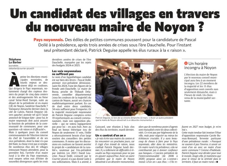 Article du Courrier Picard