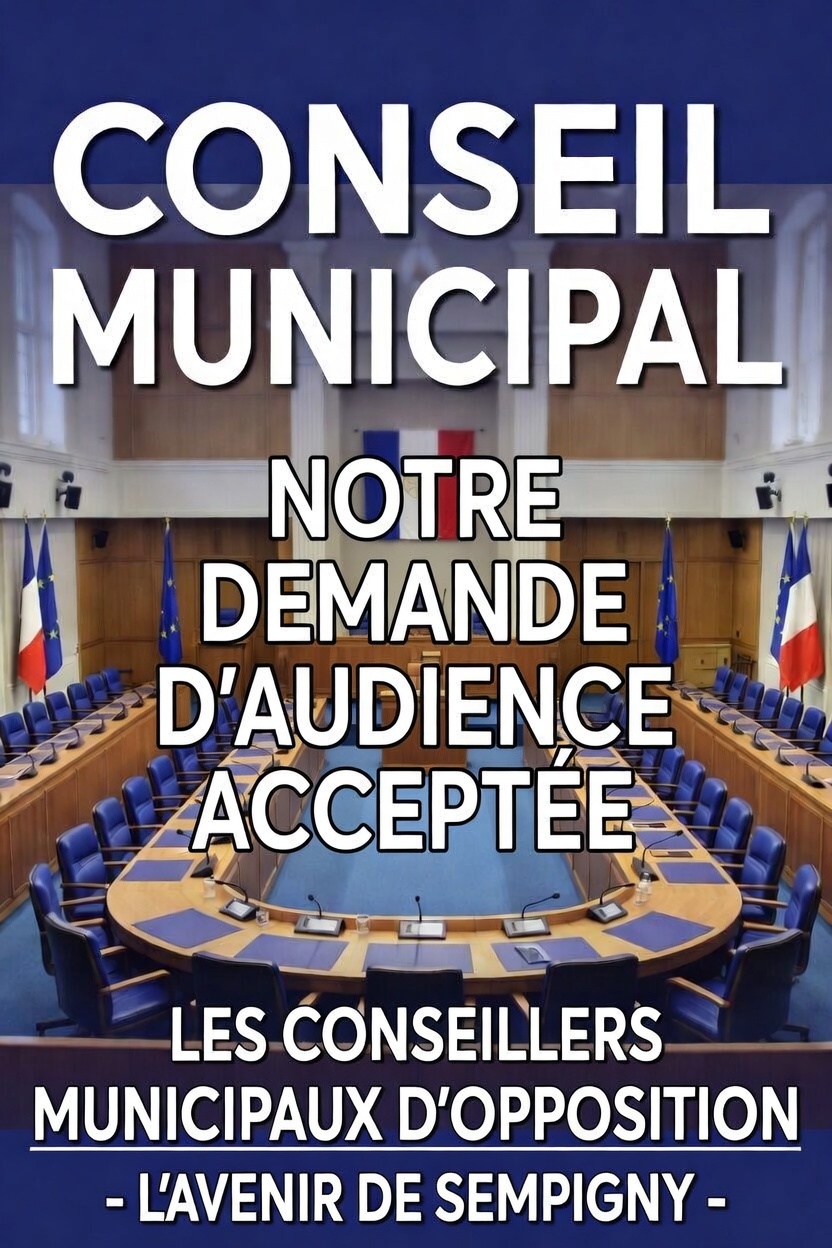 NOTRE DEMANDE D'AUDIENCE ACCEPTÉE !