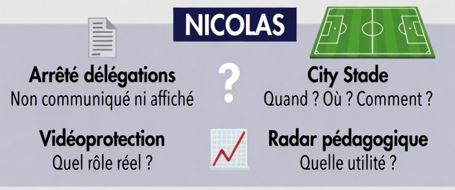 AU CONSEIL: NOS QUESTIONS ORALES !
