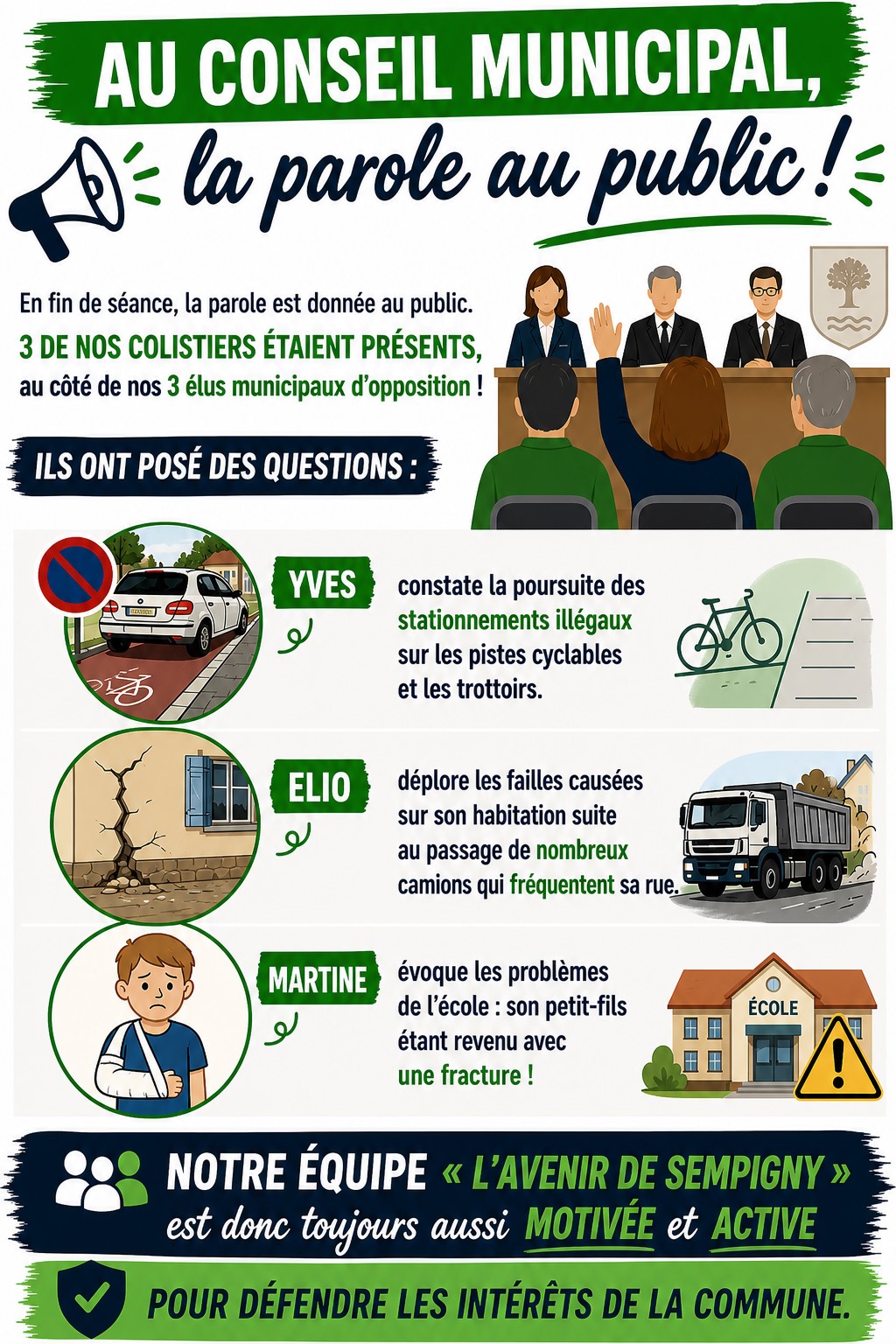 DES COLISTIERS TOUJOURS PRÉSENTS ET MOTIVÉS !