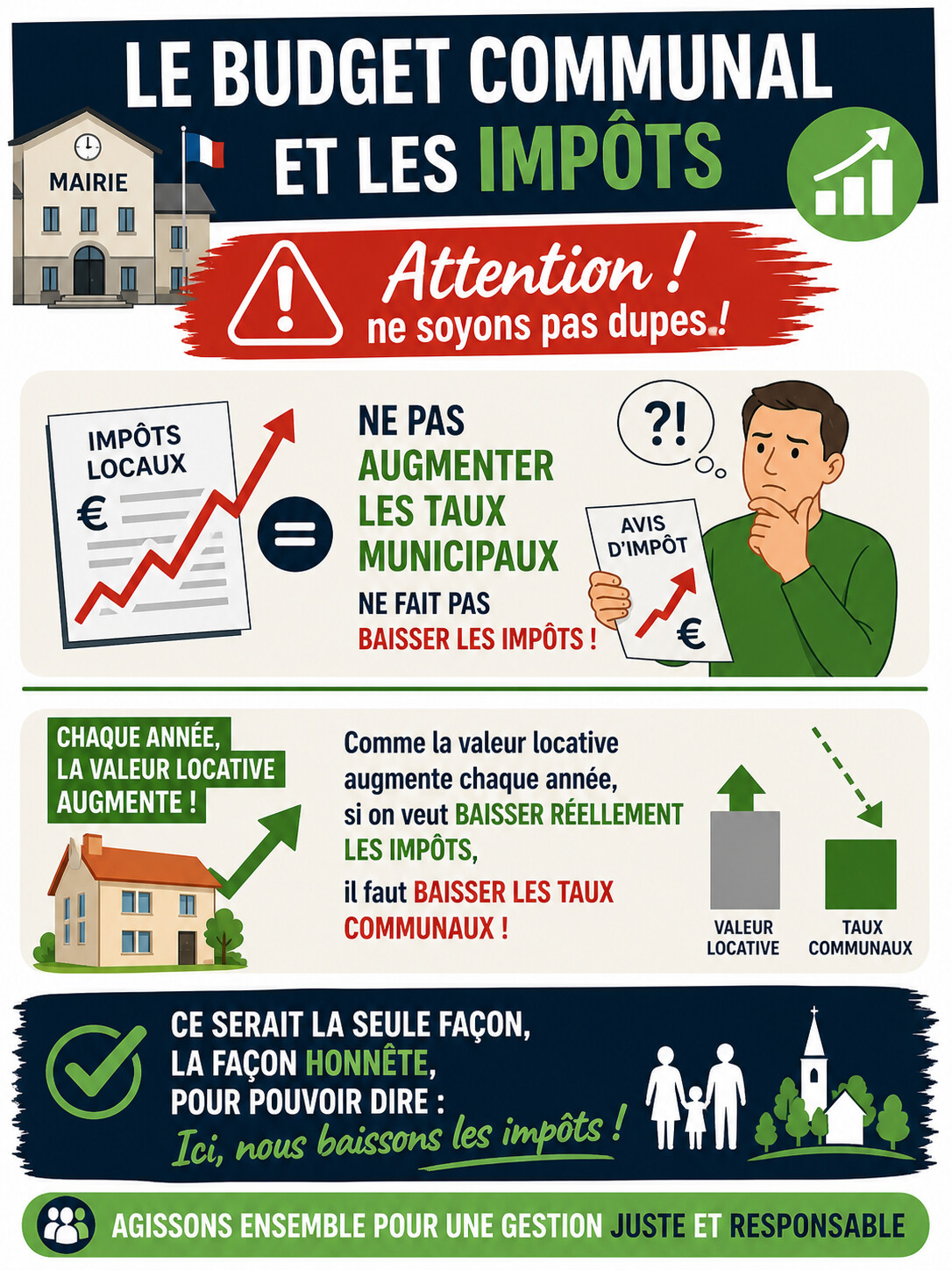 IMPÔTS LOCAUX: NE SOYONS PAS DÛPES !