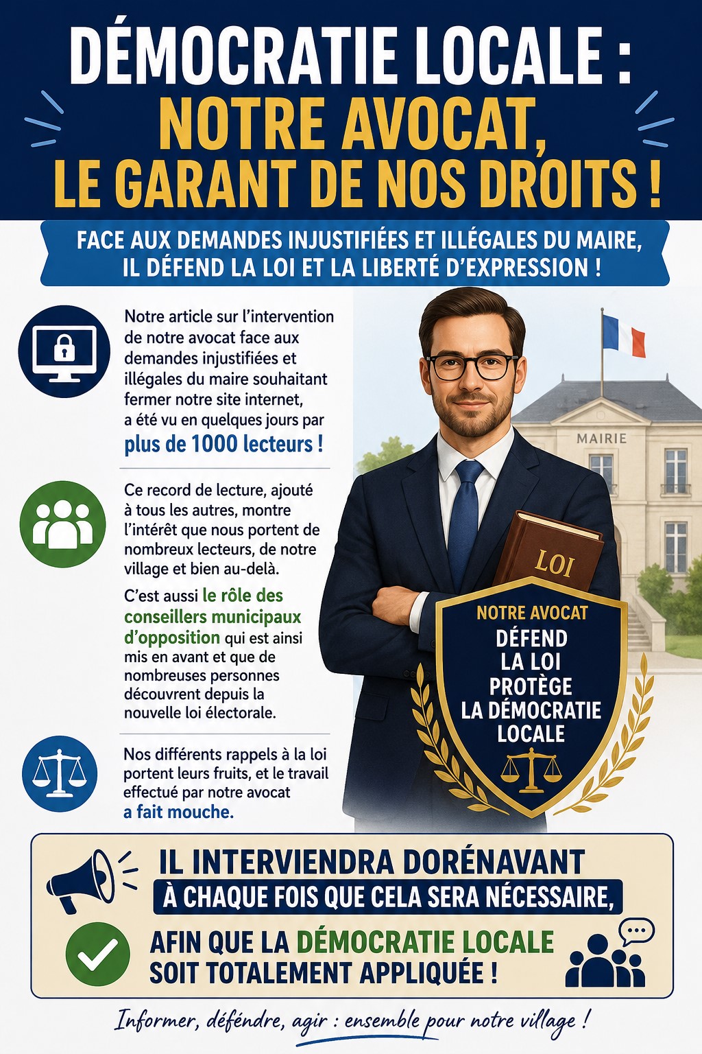 INTERVENTION DE NOTRE AVOCAT : PLUS DE 1 000 VUES !