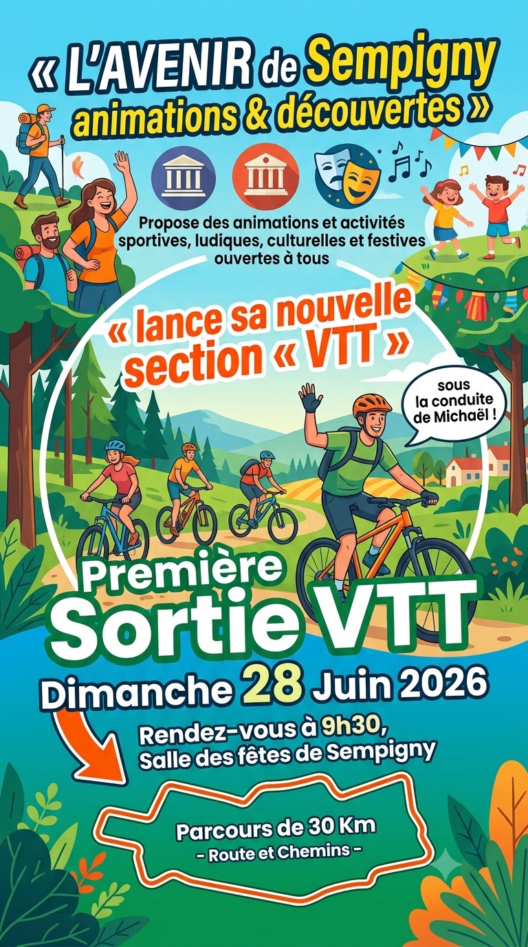 NOTRE PREMIÈRE SORTIE VTT !