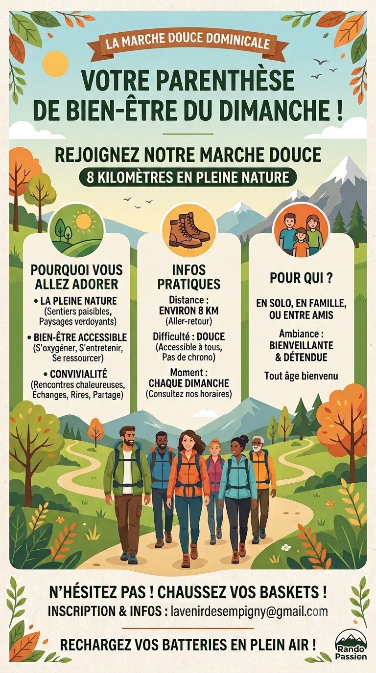 MARCHE DOUCE: RETOUR SUR LE PARCOURS !