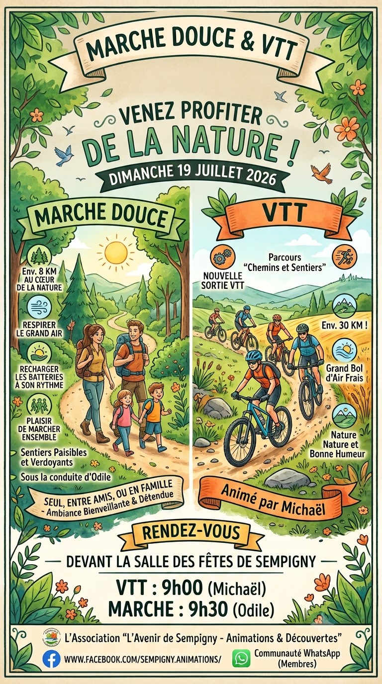 RÉSERVEZ VOTRE DIMANCHE MATIN !