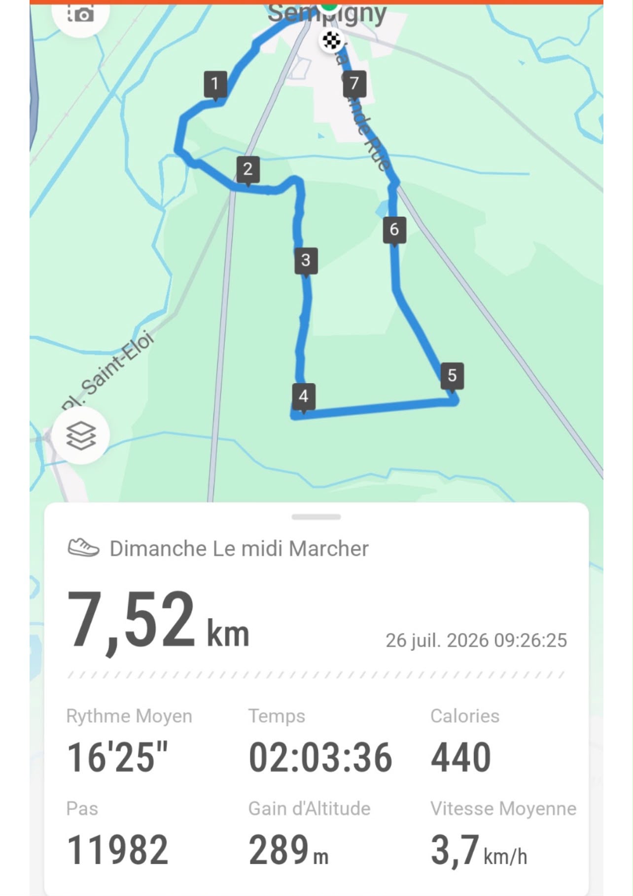 UNE MARCHE VRAIMENT AGRÉABLE !