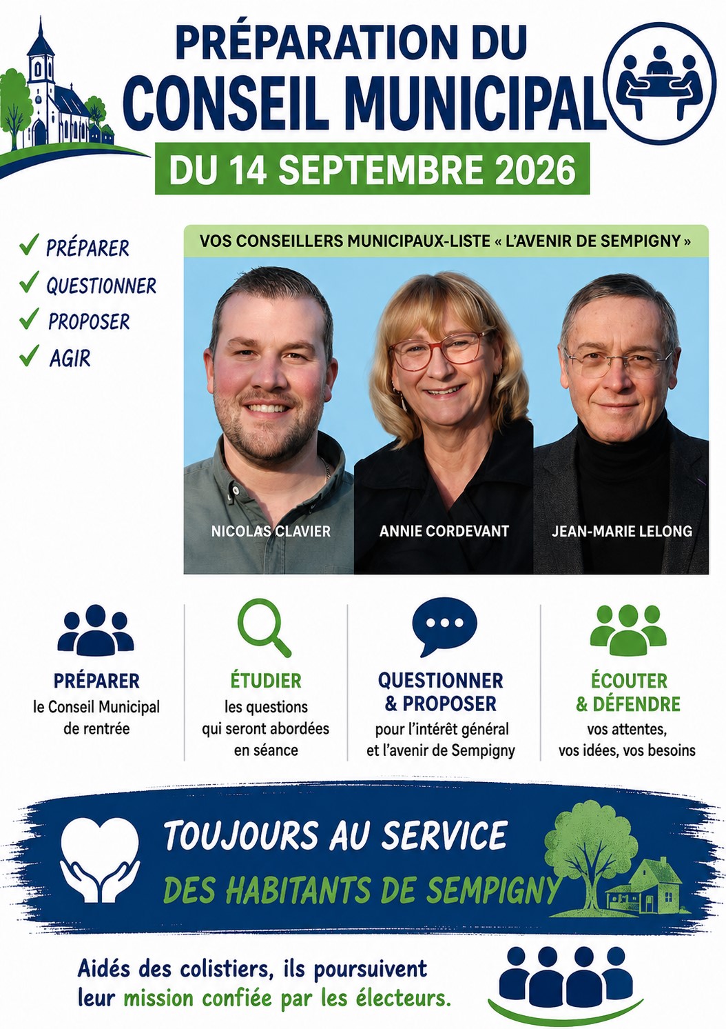 CONSEIL MUNICIPAL DE RENTRÉE !