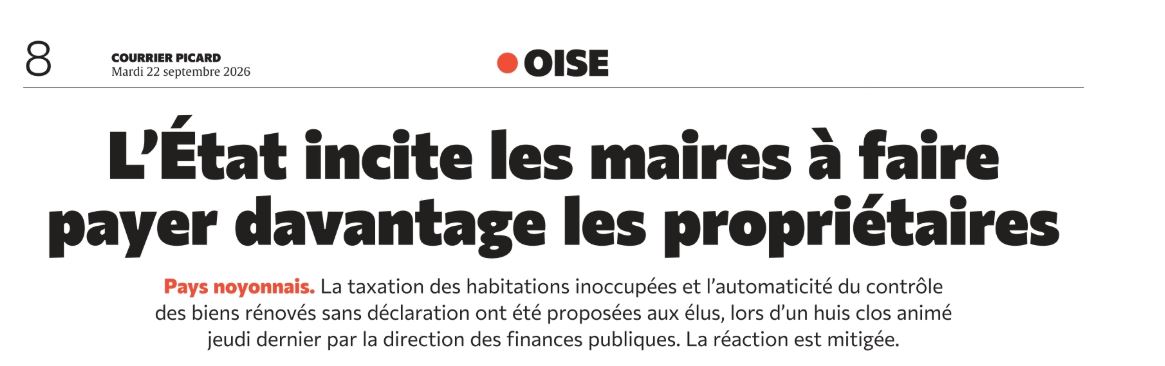 IMPÔTS LOCAUX: TOUJOURS PLUS ?!