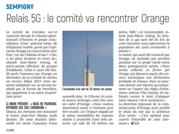 UNE ANTENNE TANT CONTESTÉE !