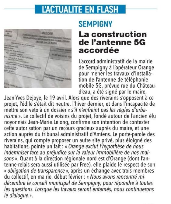 UNE ANTENNE TANT CONTESTÉE !