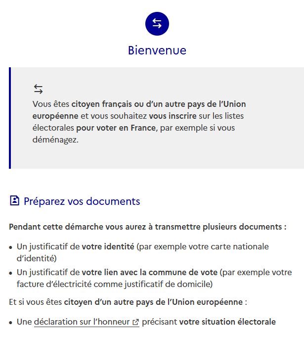 INSCRIVEZ-VOUS SUR LA LISTE ÉLECTORALE!