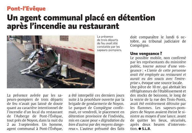 INSÉCURITÉ: L'AUTEUR ARRÊTÉ !