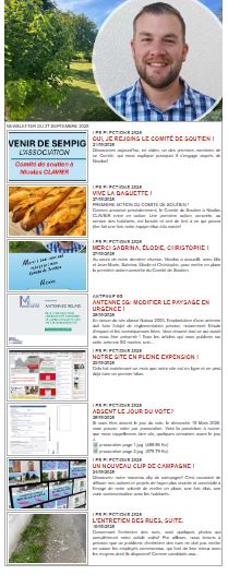 LA NEWSLETTER EST EN LIGNE !