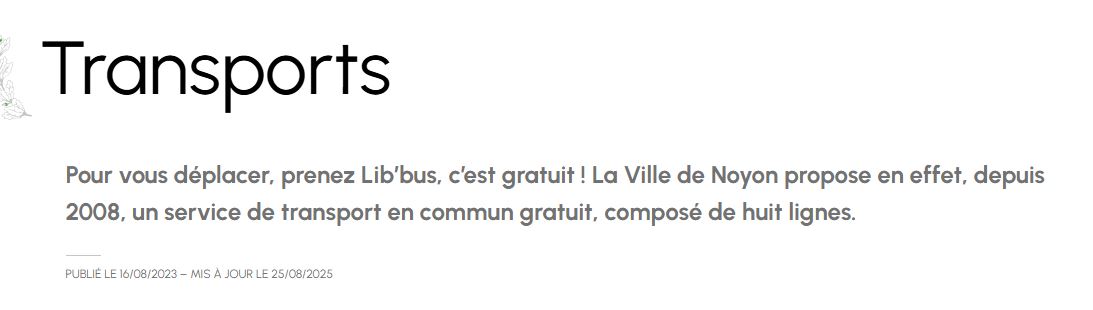 Site Mairie de Noyon