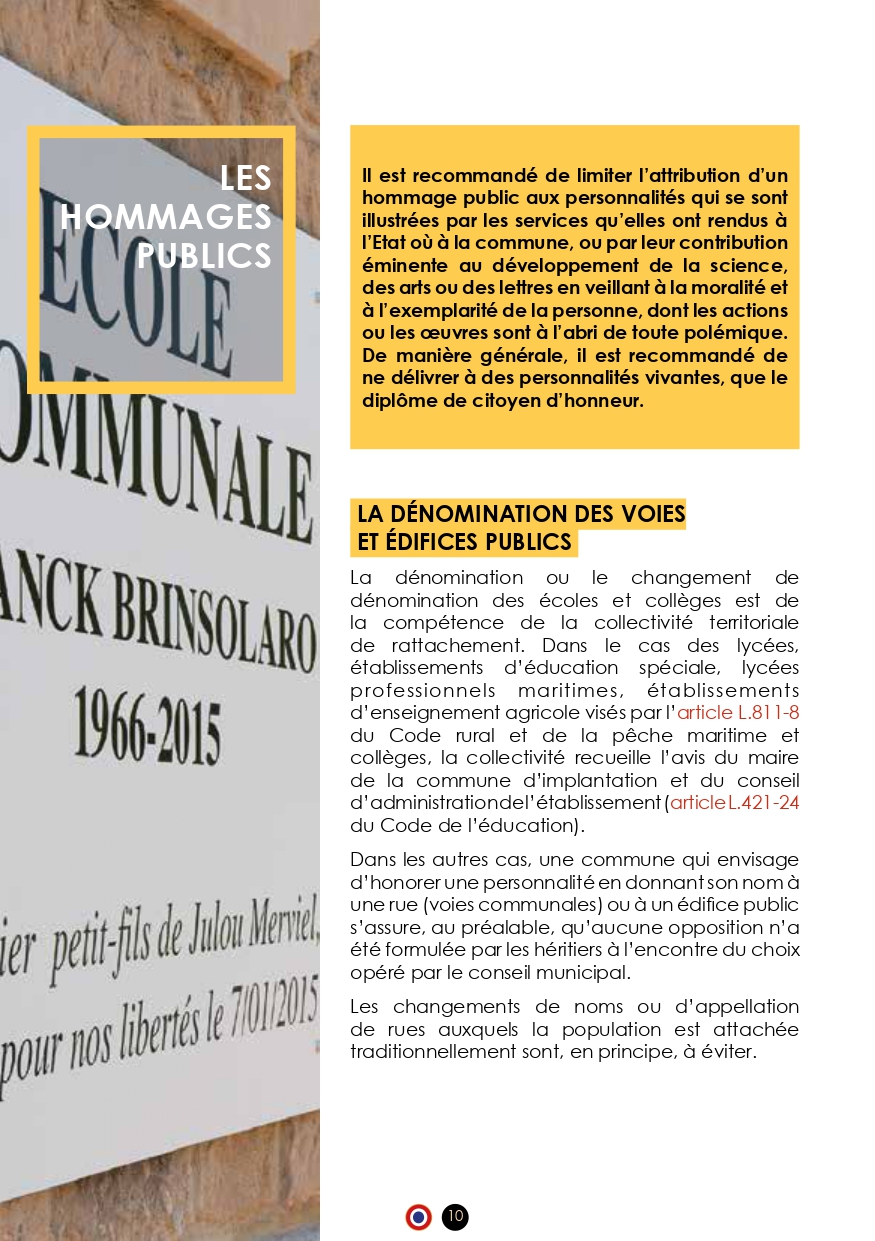 POUR LES FUTURS ÉLUS !