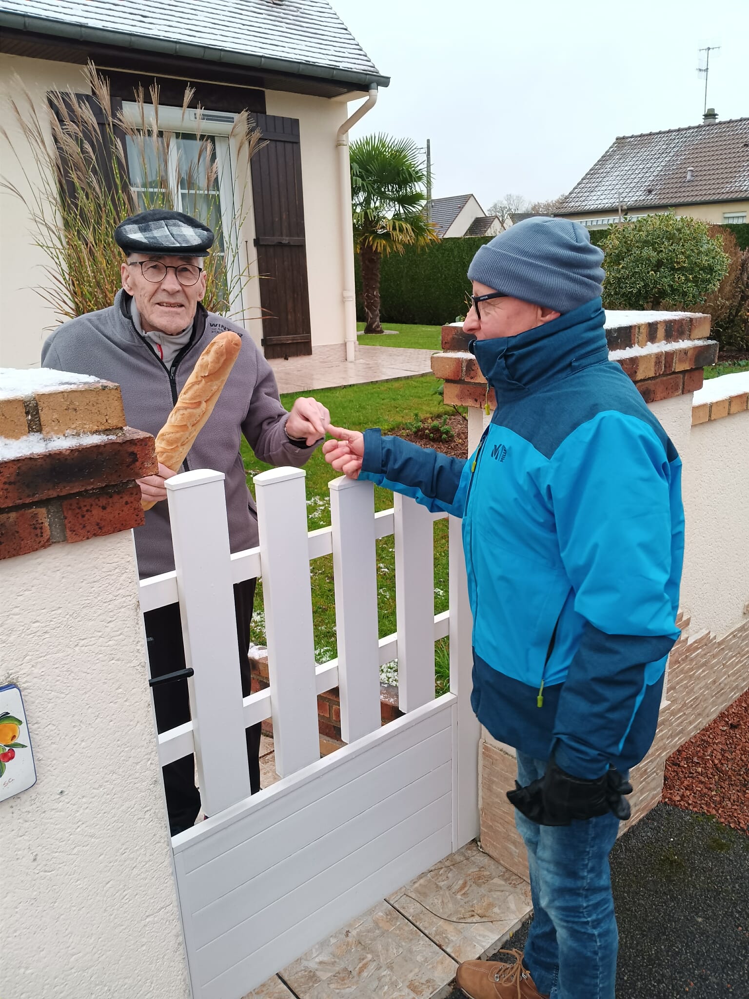 PORTAGE DE PAIN CE MATIN !