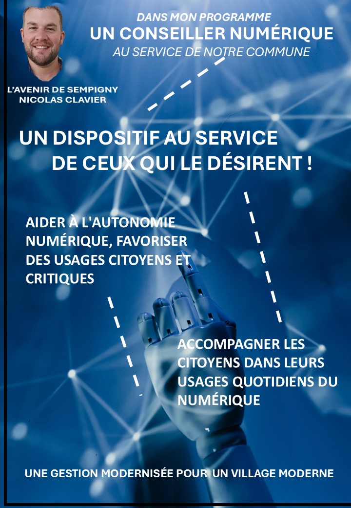 UN CONSEILLER NUMÉRIQUE !