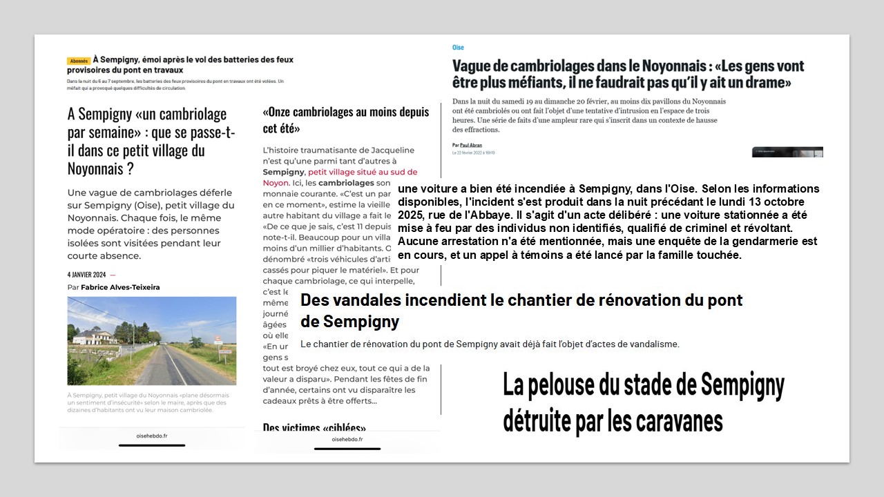 SÉCURITÉ ET VIDÉOPROTECTION !