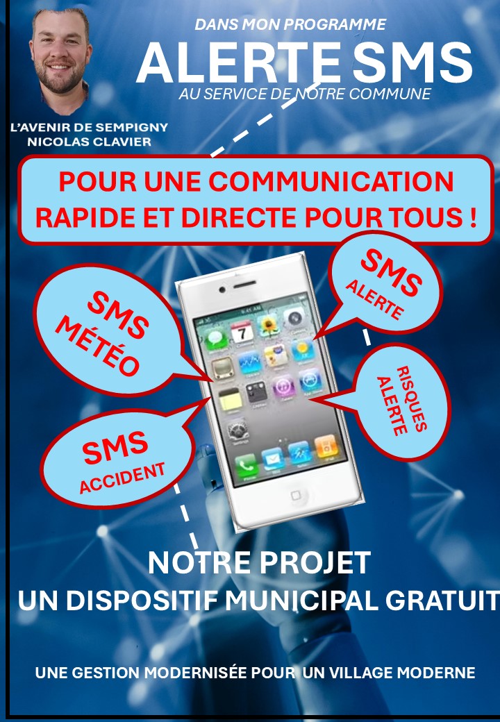 ALERTE SMS !