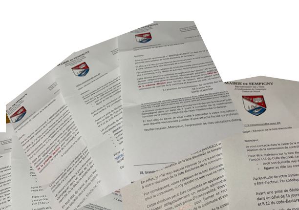 L'AFFAIRE DES COURRIERS !