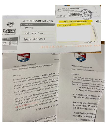 L'AFFAIRE DES COURRIERS !