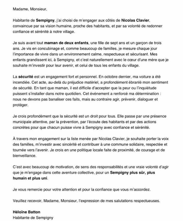 HÉLOINE ENVOIE UN MESSAGE FORT !