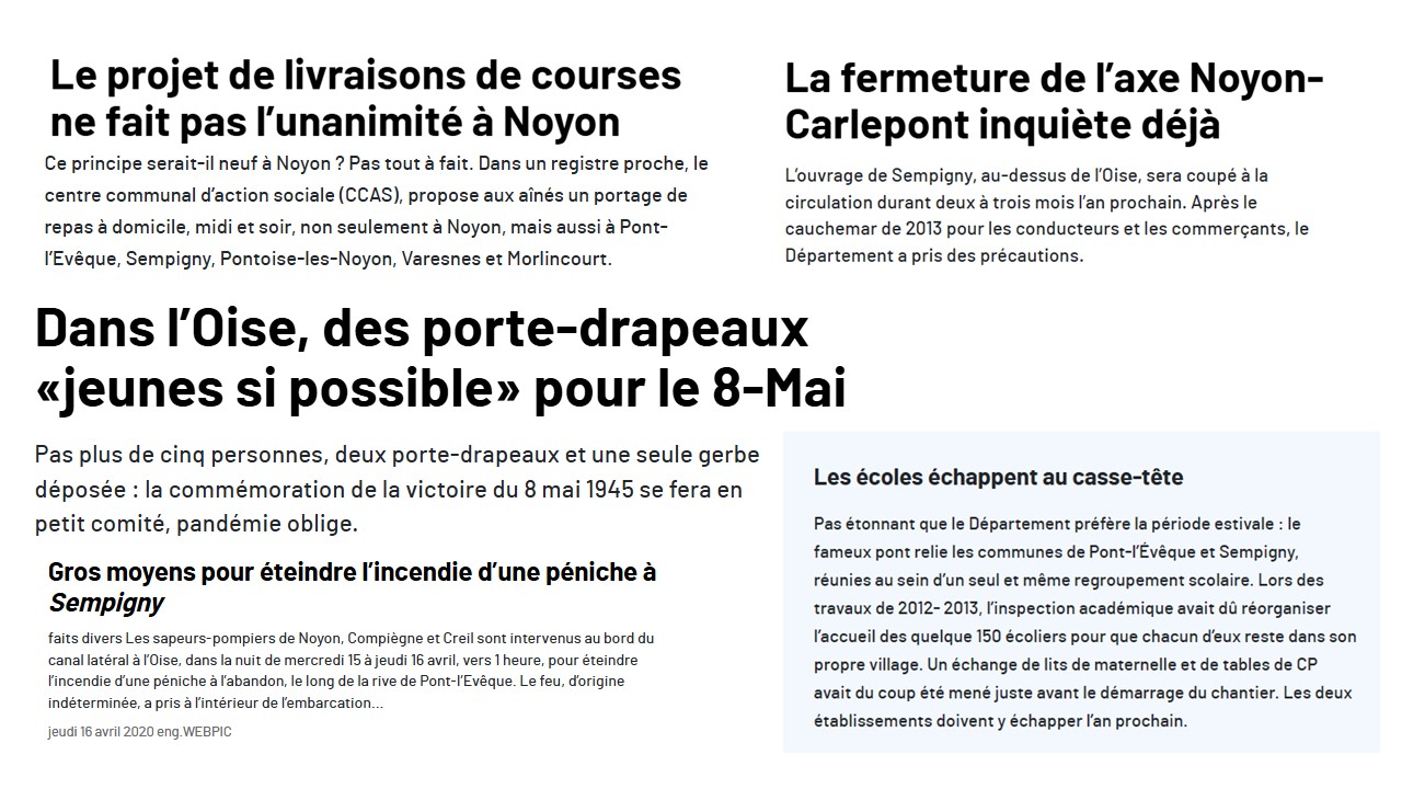 NOTRE VILLAGE DANS LA PRESSE !