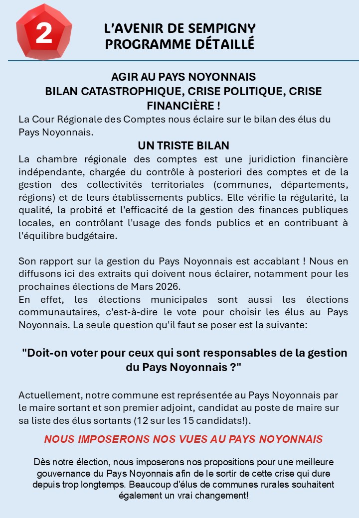 NOTRE PROGRAMME DÉTAILLÉ EN FICHES !