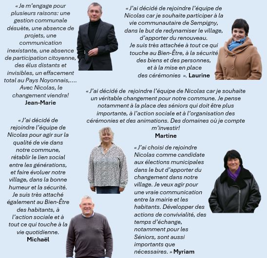 NOTRE ÉQUIPE PLEINEMENT MOBILISÉE !