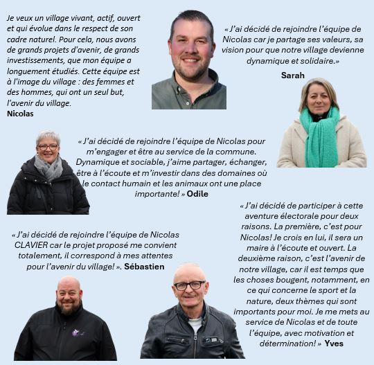 NOTRE ÉQUIPE PLEINEMENT MOBILISÉE !