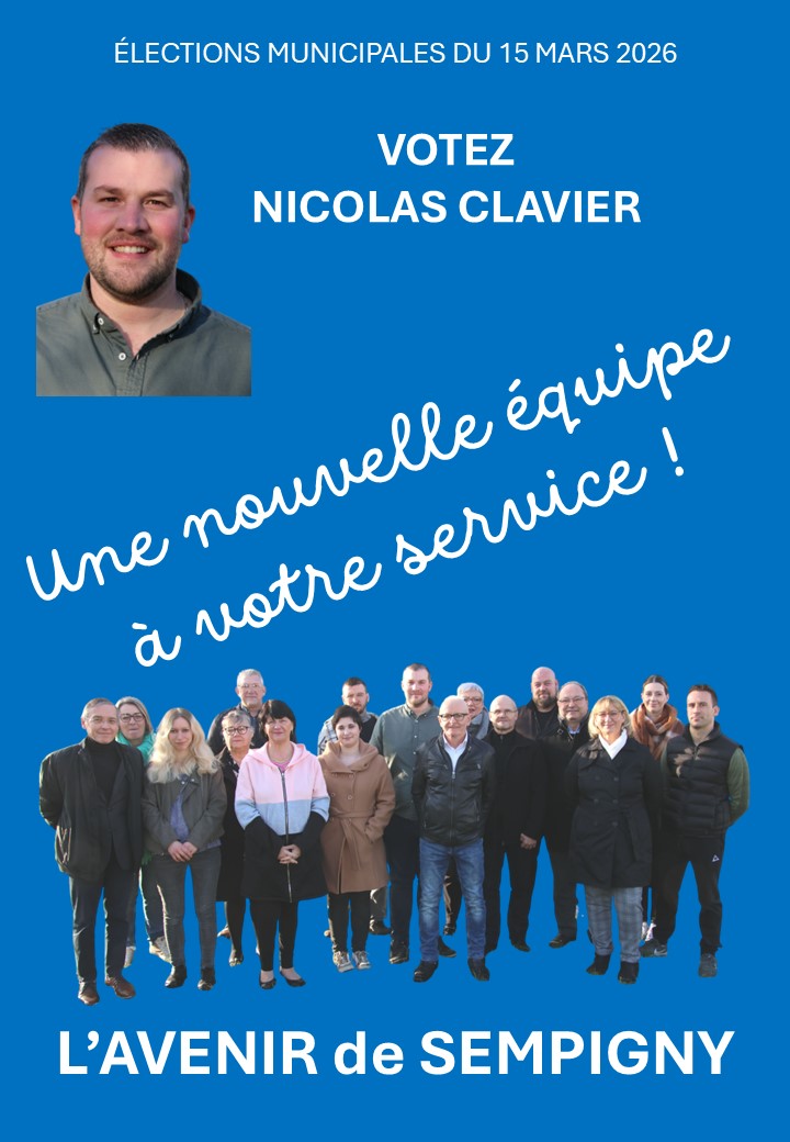 NOTRE BANNIÈRE ÉLECTORALE !