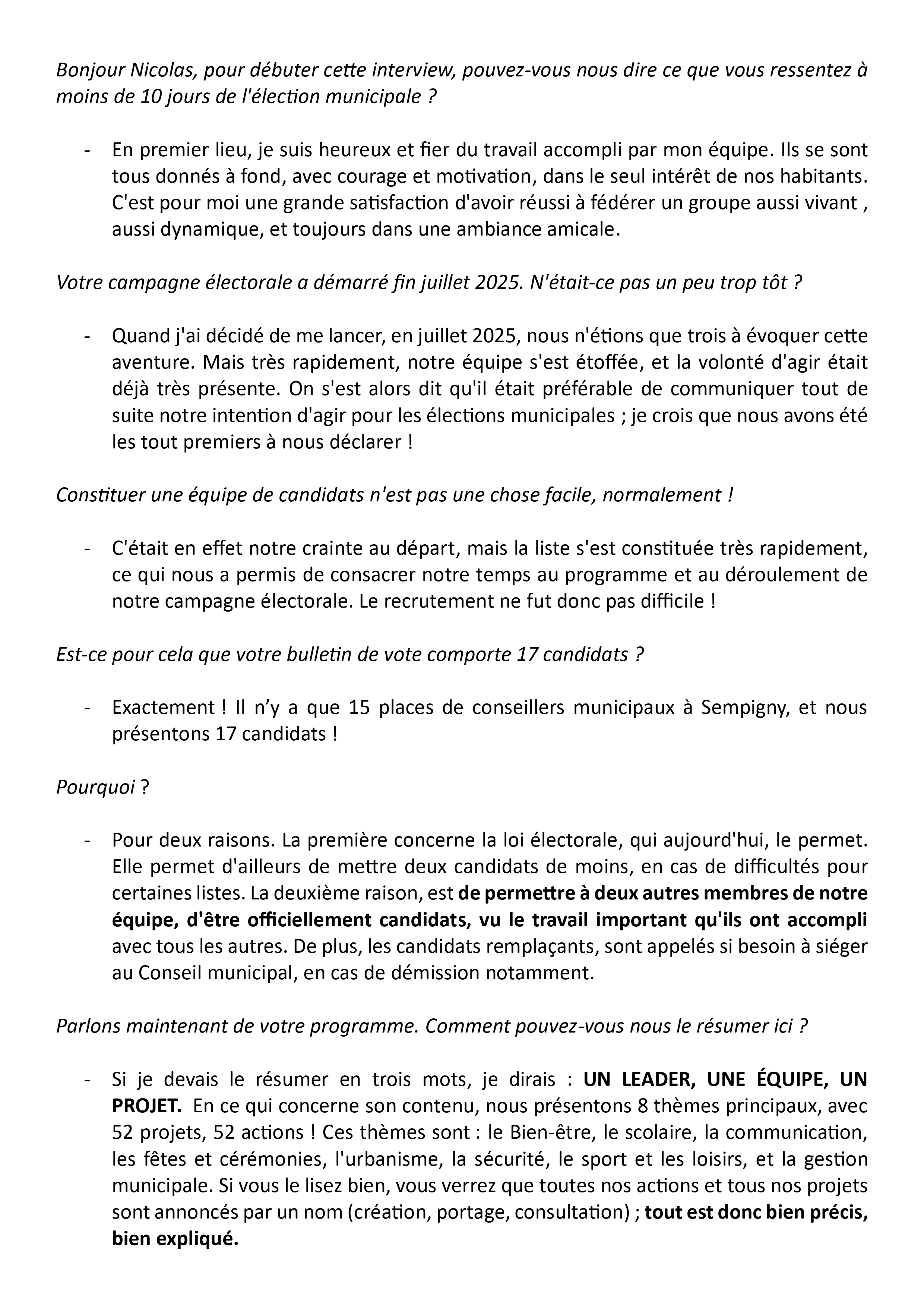 INTERVIEW DE NICOLAS CLAVIER ! PARTIES 1&2 !