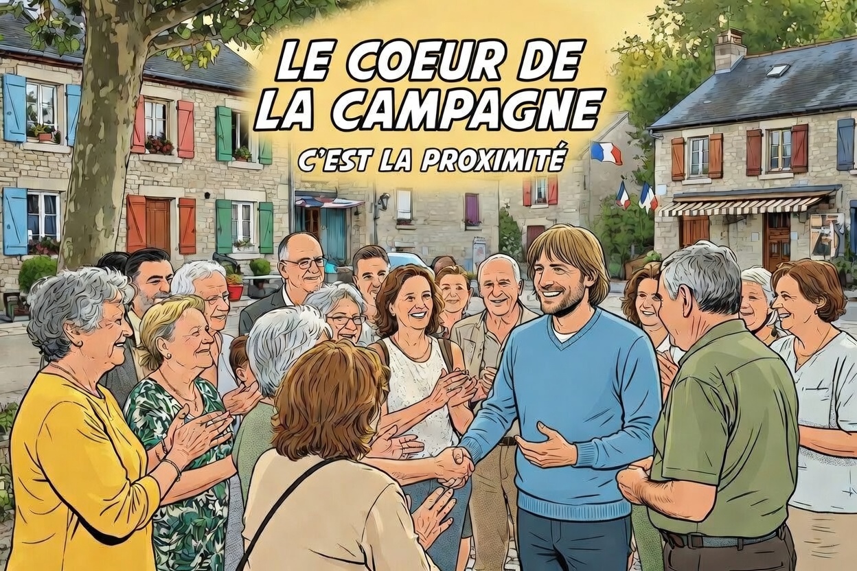 AU COEUR DE NOTRE CAMPAGNE ÉLECTORALE !