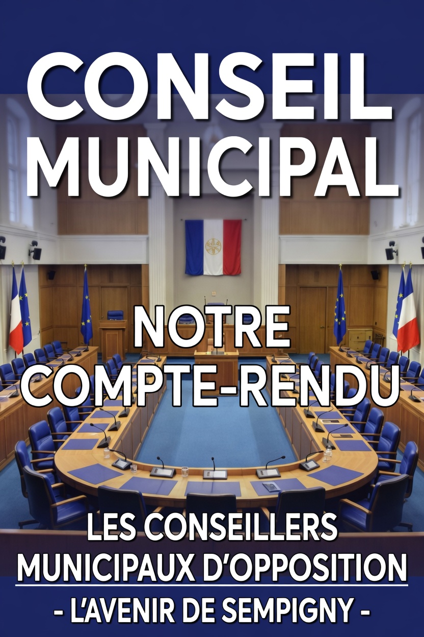 RETOUR SUR LE CONSEIL MUNICIPAL !