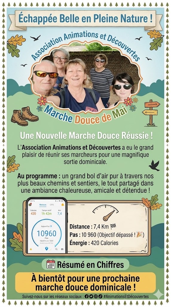 UNE MARCHE REVIVIFIANTE !