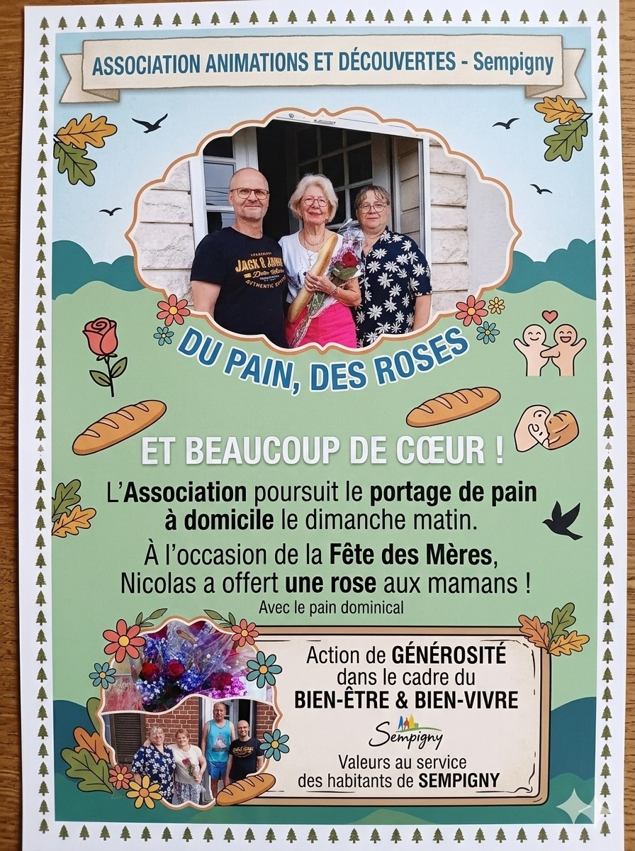 DU PAIN ET DES ROSES !
