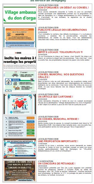 LA NEWSLETTER DU 24 SEPTEMBRE EST EN LIGNE !