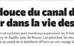 LA VOIE DOUCE DANS LE COURIER PICARD
